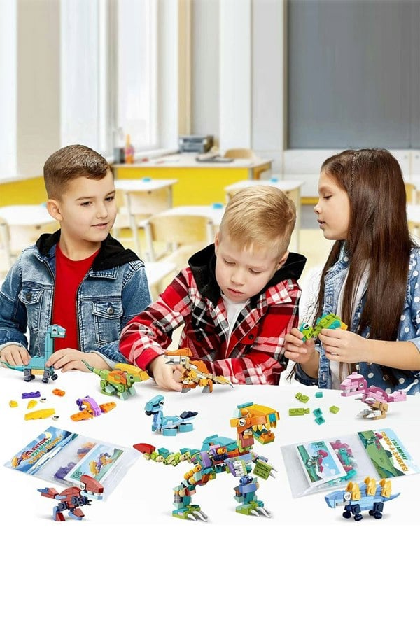 Living and Home 24 Pcs Insects Racing Car Building Kits Toy Christmas Gift