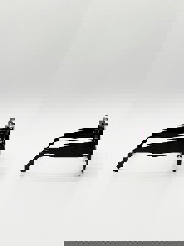 SVNX Oversized Cat-Eye Sunglasses in Black