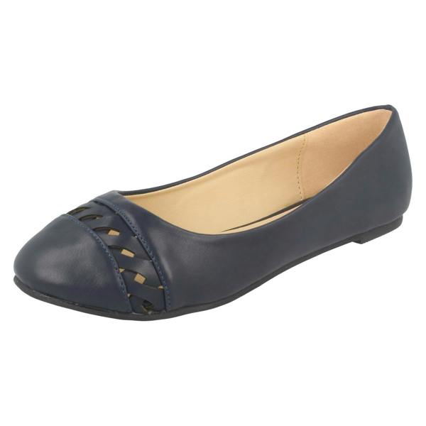 Anne Michelle Ladies Anne Michelle Slip On Flat Shoes