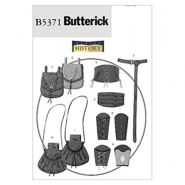 Butterick Sewing Pattern 5371, Costumes for Men, Women, SML-MED-LRG - Intermediate