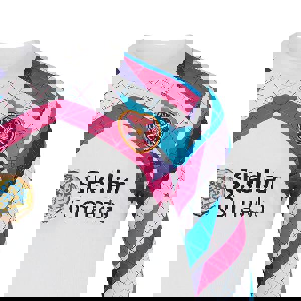 Umbro Childrens/Kids 24/25 Heart Of Midlothian FC Midlayer - Persian Jewel/Poppy Red/Blue Depth - 