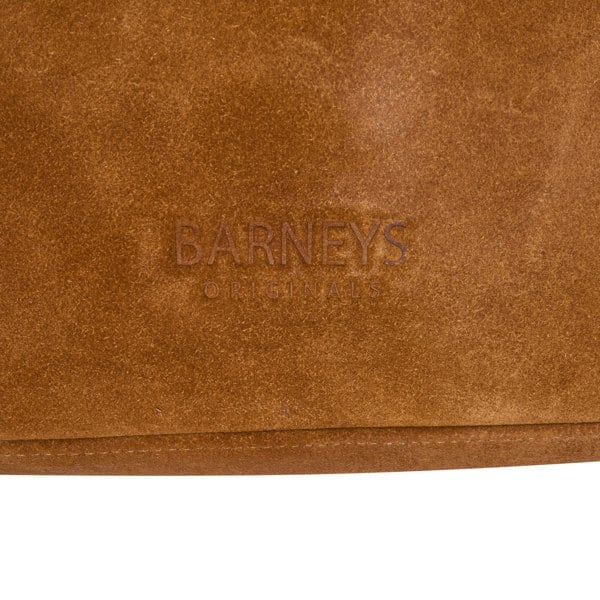 Barneys Originals Tan Suede Crossbody Bag