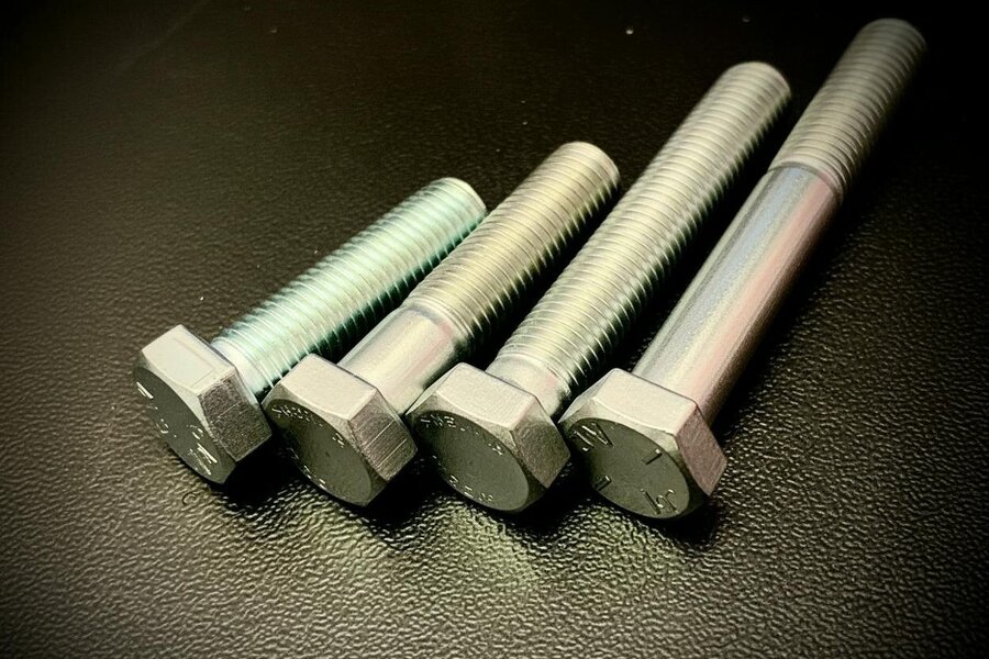 Fixaball UNF 1/4" Hex Bolt Set Screws High Tensile 8.8 Zinc BZP
