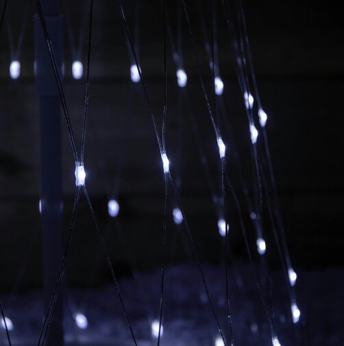 Samuel Alexander 1.8m Light up Christmas Cone Tree with 220 White LEDs and Timer Function
