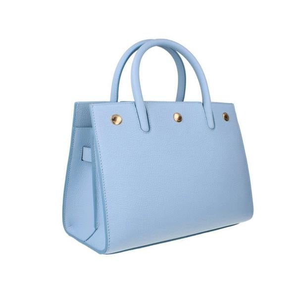Burberry Tote Top Handle Bag - Pale Blue