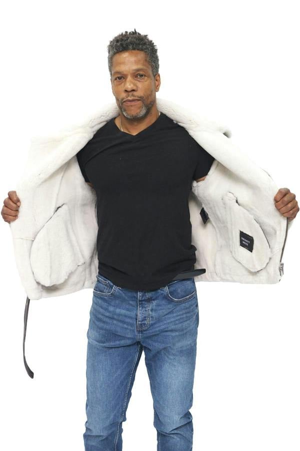 Infinity Leather Mens Sheepskin Leather Biker Jacket-Edmonton