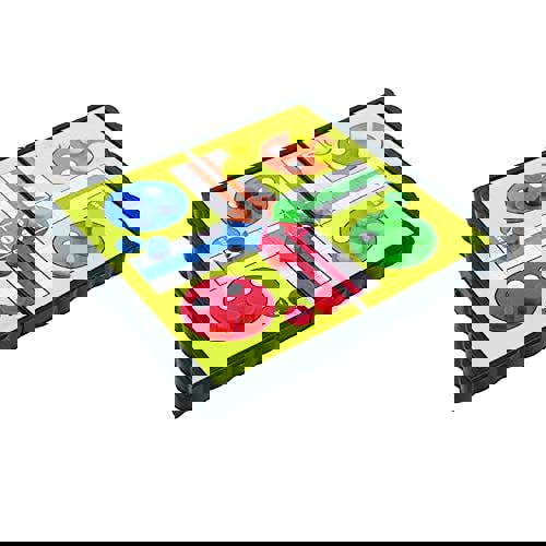 KAV Magnetic Ludo Travel Board Game Set | Indian Parchis Portable Classic Strategy Play Set for 2 to 4 Players | Parcheesi Dice Games, Gift