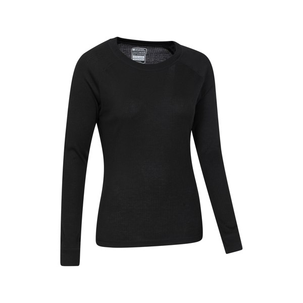 Mountain Warehouse Womens Talus Long-Sleeved Top - Black