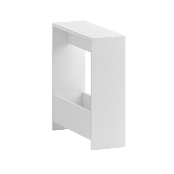 Decortie Simpi Slim End Table with Magazine Rack (H) 60cm