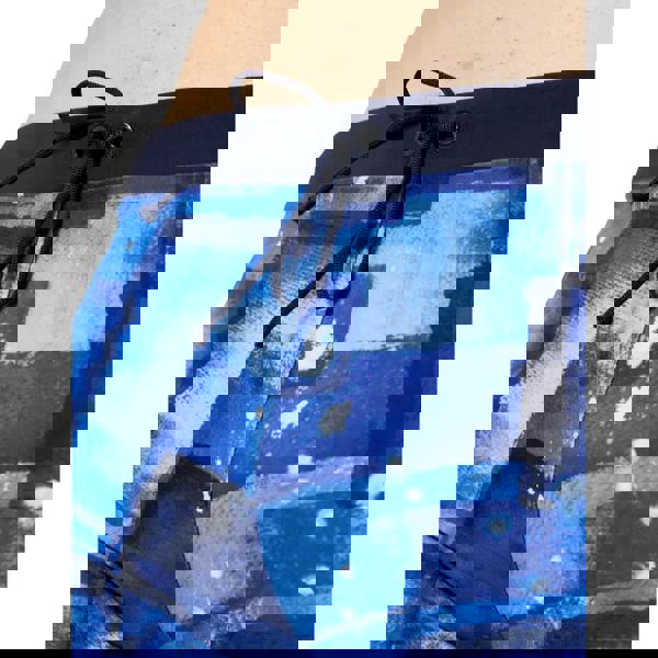 Speedo Valmilton Allover Aquashort blue navy swim trunks