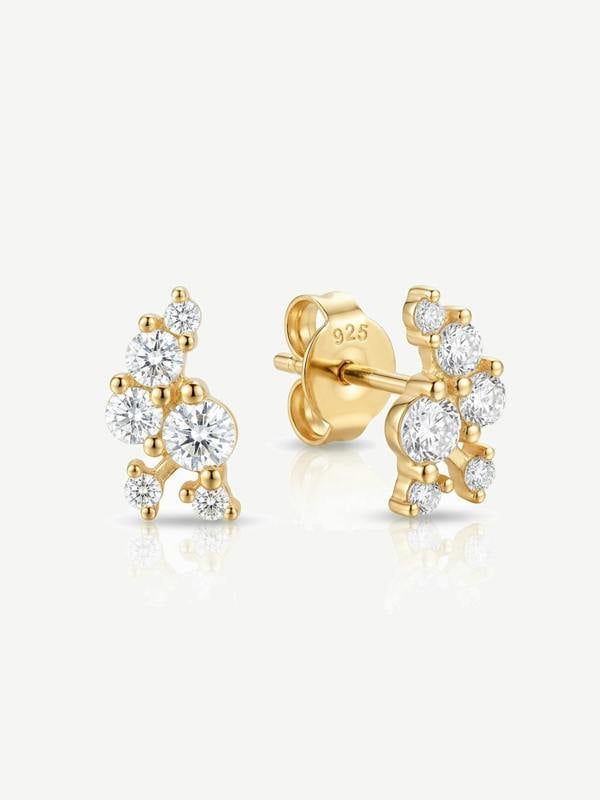 MUCHV Tiny Cluster Stud Earrings