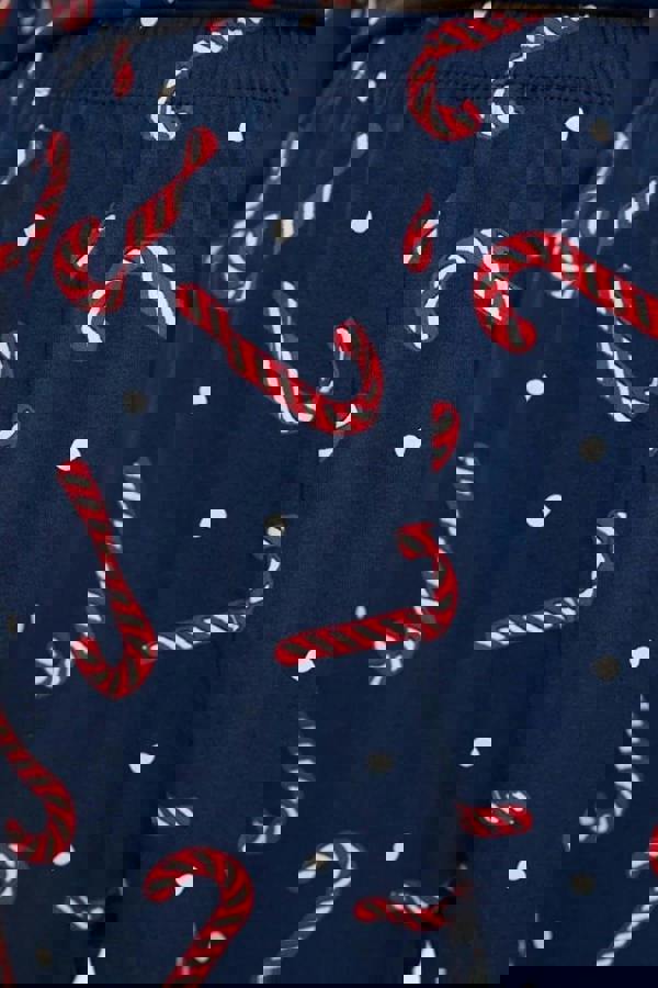 WOVCOR 2-Piece 100% Cotton Christmas Themed Knit Pajama Set