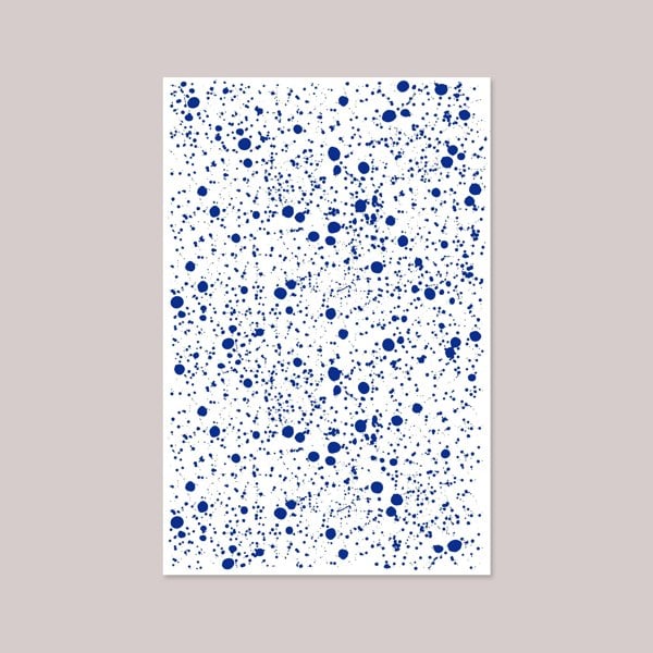 Hot Pottery Electric Blue Hot Pottery X Polkra Tablecloth