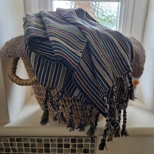 Cotton and Olive Diba Cotton Hammam Hand Towel