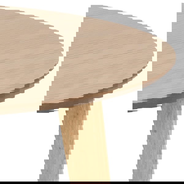 Furniture To Go Roxby Round Dining Table in Oak 105x76cm