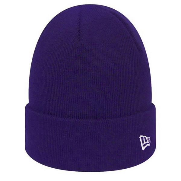 New Era Unisex Adult Flag Knitted Beanie - Purple - 