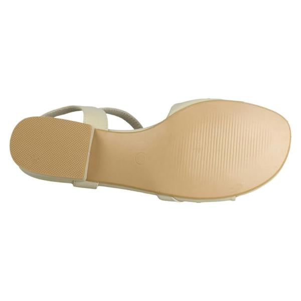 Spot On Ladies Spot On Low Heel Casual Buckle Fastening Sandals F12113