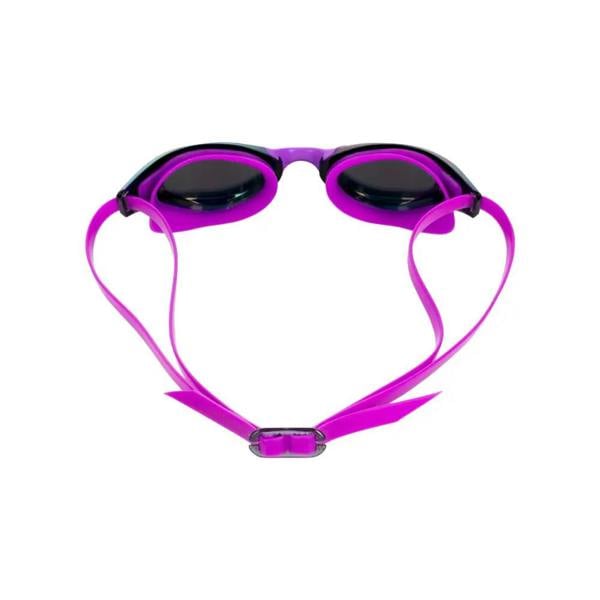 Purple Aquafeel Ultra Cut mirrored goggles with black straps