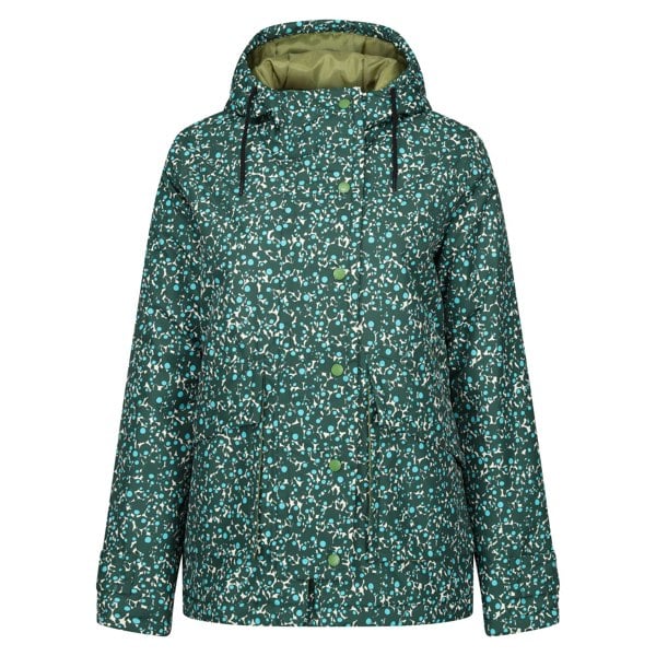 Regatta Women's Orla Kiely Swing Berry Bubble Waterproof Jacket - Jade