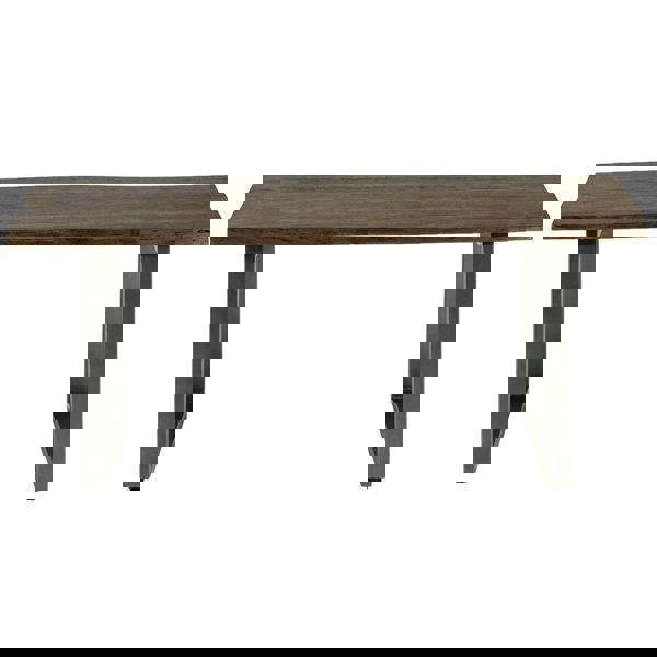 IH Design Linden Live Edge Medium Sized Dining Table 1.5M Wood & Metal