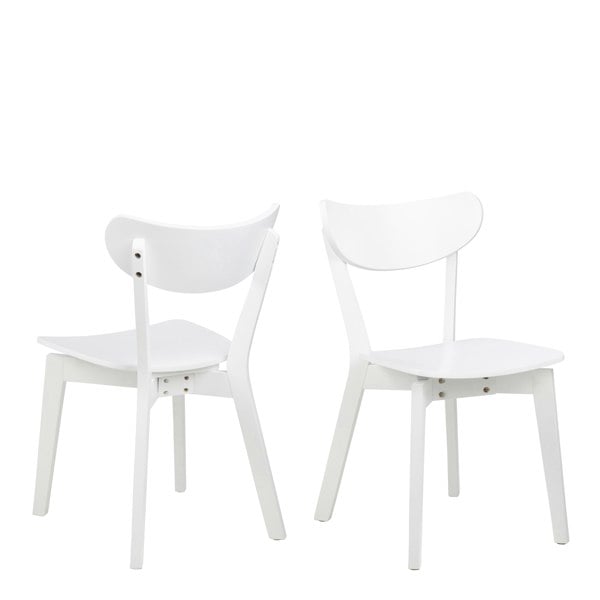 Furniture To Go Roxby Dining Chair in White Set of 2