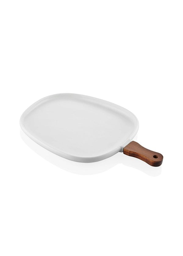 Rozi Woody Collection Porcelain Serving Board