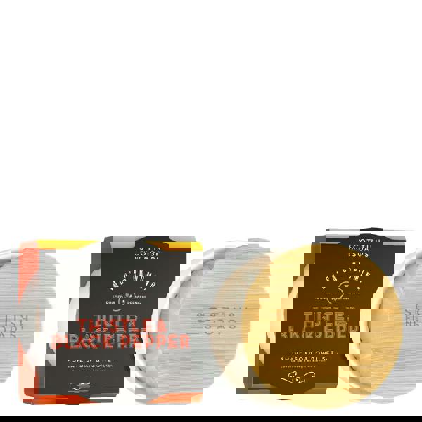 The Scottish Fine Soaps Company Thistle & Black Pepper Shave Soap & Bowl Set 100g