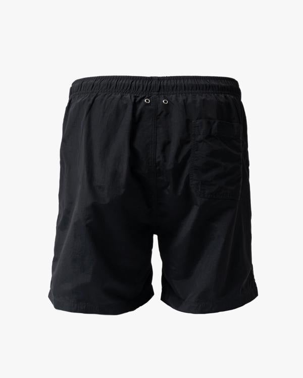 back of GANT Mens Swim Shorts in 5 Black
