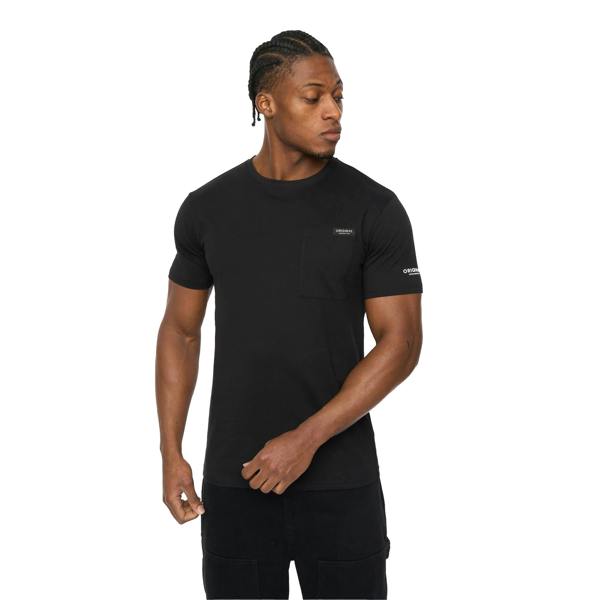 Crosshatch Mens Portville Everyday T-Shirt - Black - 