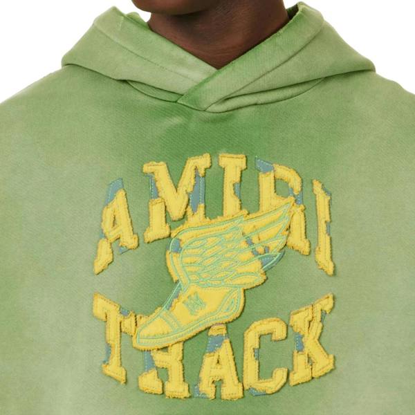 Amiri Track Hoodie Green