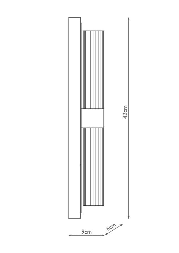 Pagazzi Lighting Kira 2-Light Black and Brass Wall Light