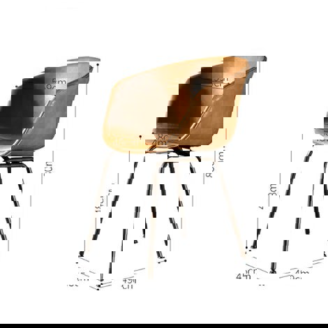 Herron A Set of 2 Dining Chairs-Ritconcept-Rit Concept