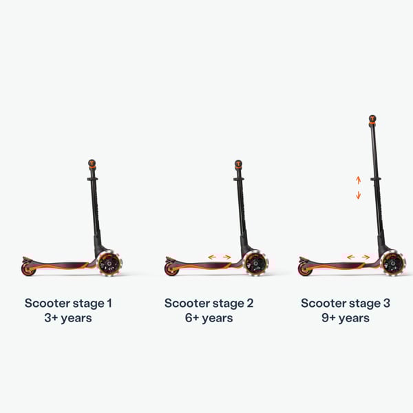 smarTrike Xtend 3 Stage Scooter - Orange