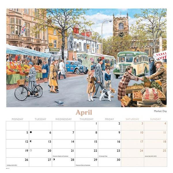 Trevor Mitchell, Vintage Transport Calendar 2027, Wall Calendars, Month To View, Art, Gift