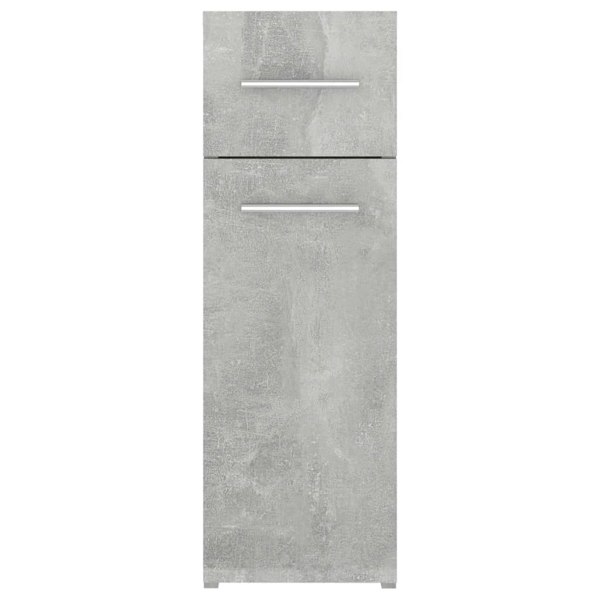 Berkfield Apothecary Cabinet Concrete Grey 20x45.5x60 cm Engineered Wood