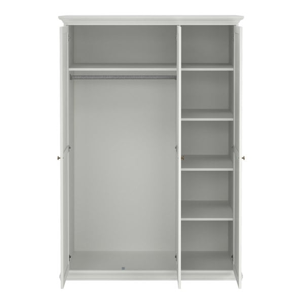 Furniture To Go Paris Wardrobe with 3 Doors in White