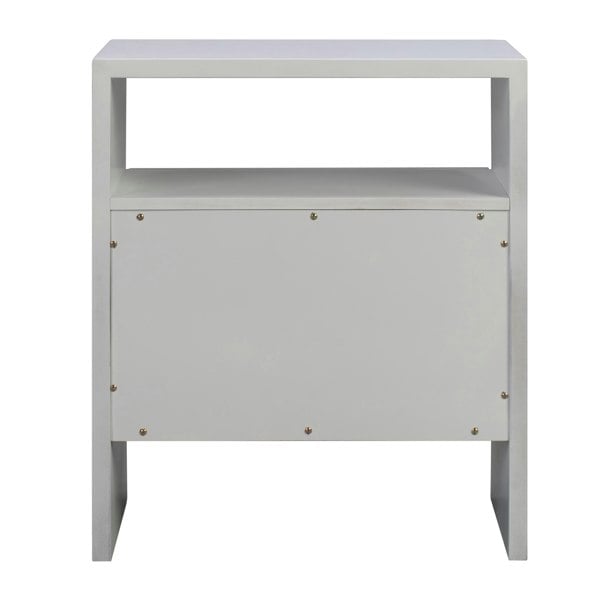 Furniture Edit Libre White Nightstand Bedside Table