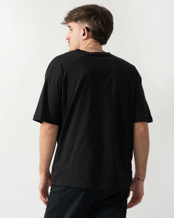 Tommy Hilfiger Logo Mens Lounge Tee - Black