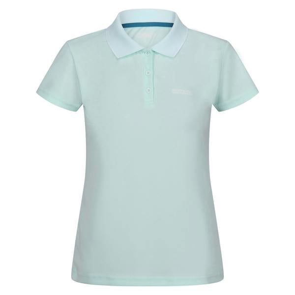 Regatta Womens/Ladies Maverick V Polo Shirt - Bleached Aqua - 