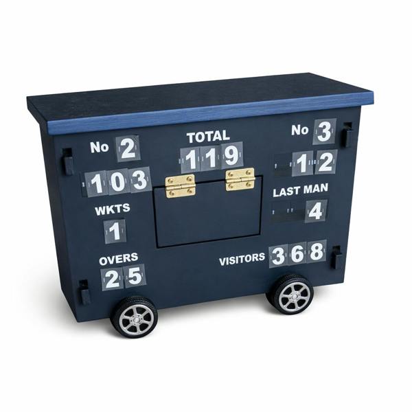 CRICKET-GIFTS Cricket Club Scoreboard Desk Tidy - Self Assembly