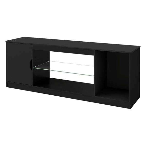 Levede TV Stand Entertainment Unit TV Cabinet Stand Storage with LED 140cm Black