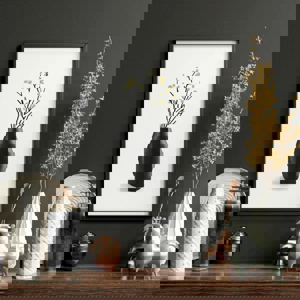 Big Paintings For Living Room | Set of 3 Botanical Wall art Prints