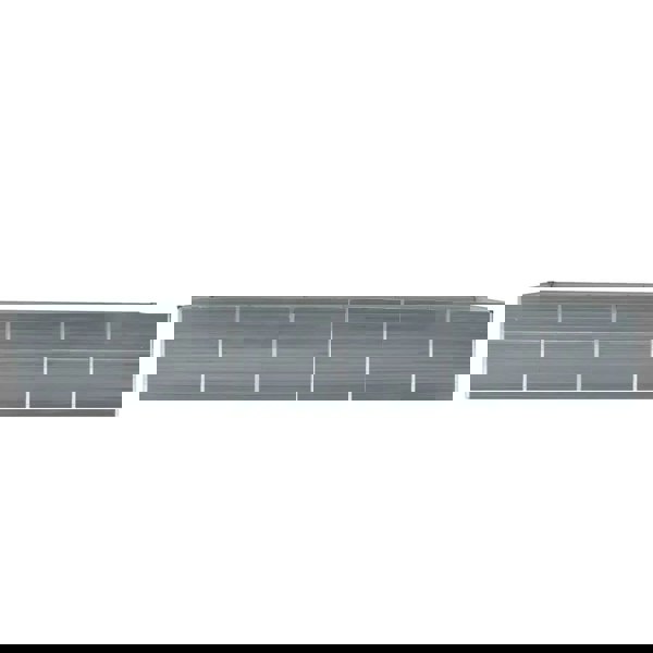 Berkfield Garden Raised Bed Galvanised Steel 480x80x77 cm Grey