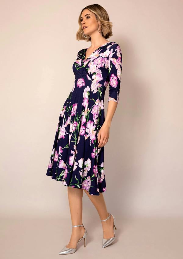 Alie Street London Annie Dress Short (Midnight Blossom)