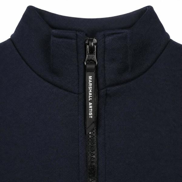 Marshall Artist Siren 1/4 Zip Sweatshirt Navy