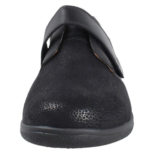 DB Shoes Ladies Wide Fitting Hook and Loop DB Shoes Petula