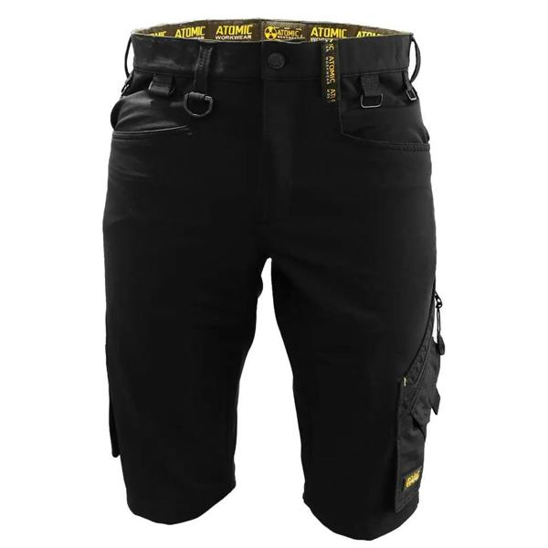 Slim Fit Stretch Work Shorts with Removable Holster Pockets - Hi-Vis Trousers