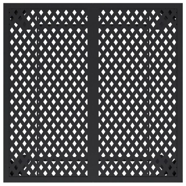 Berkfield Garden Table Anthracite 80x80x72 cm Steel