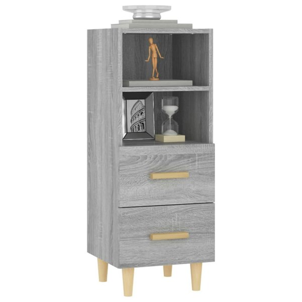 Berkfield Sideboard Grey Sonoma 34.5x34x90 cm Engineered Wood