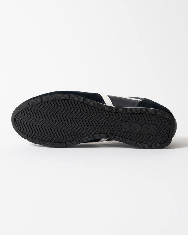 sole of BOSS Orange Levon Runn pumi Mens Trainers in Dark Blue 401